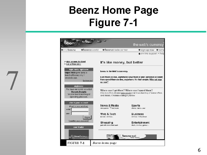 Beenz Home Page Figure 7 -1 7 6 