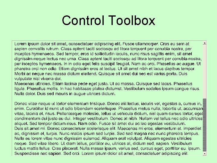 Control Toolbox 