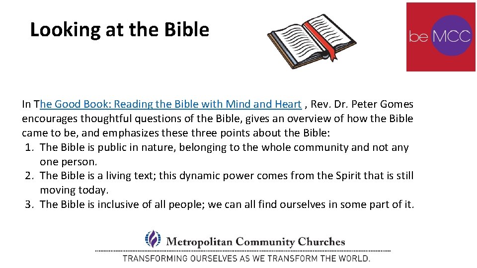 Looking at the Bible In The Good Book: Reading the Bible with Mind and