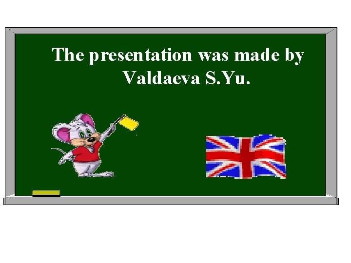 Put the days of the week in order: The presentation was made by Valdaeva