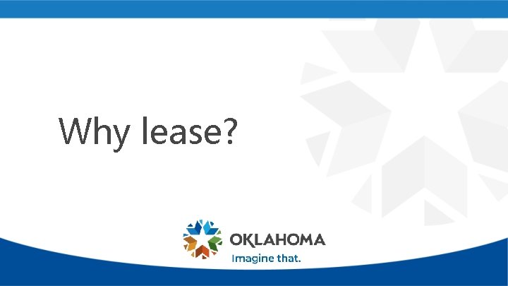 Why lease? 