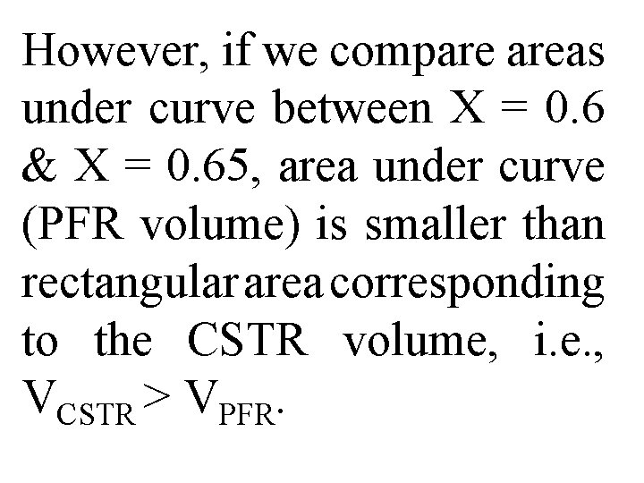However, if we compare areas under curve between X = 0. 6 & X