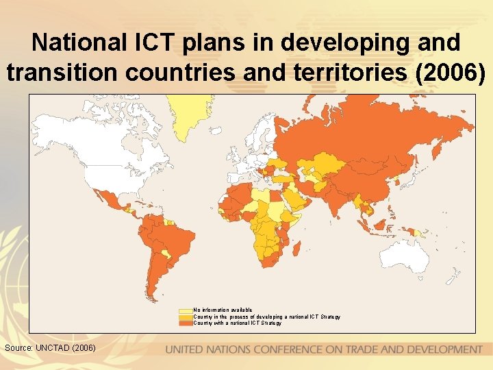 National ICT plans in developing and transition countries and territories (2006) No information available