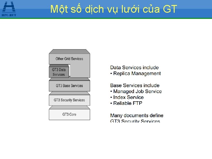 Một số dịch vụ lưới của GT 