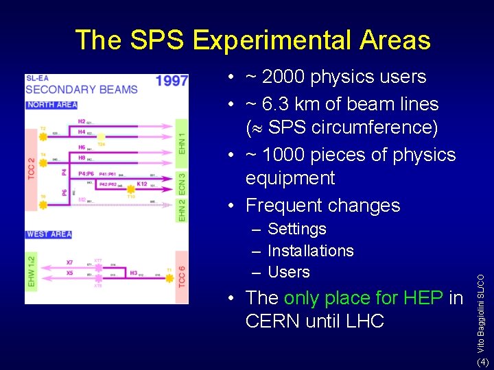 The SPS Experimental Areas – Settings – Installations – Users • The only place The SPS Experimental Areas – Settings – Installations – Users • The only place