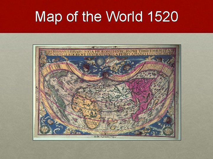 Map of the World 1520 