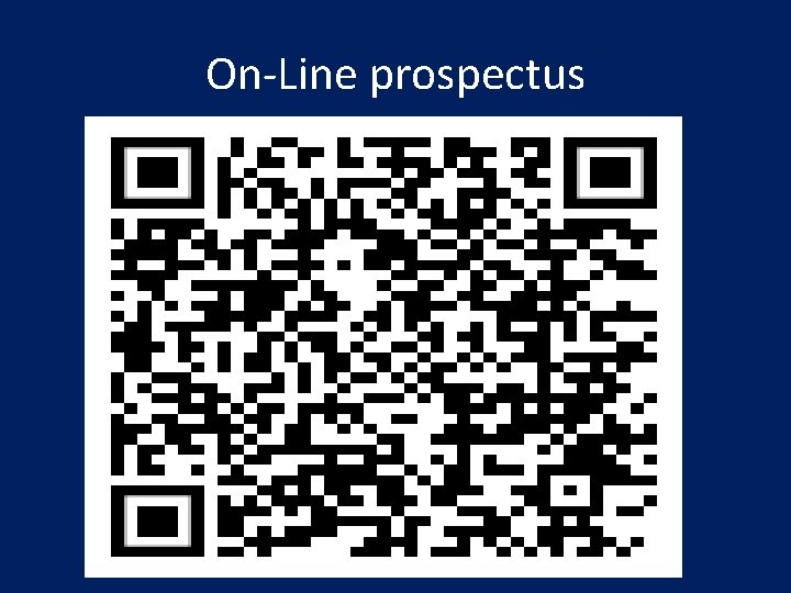 On-Line prospectus 