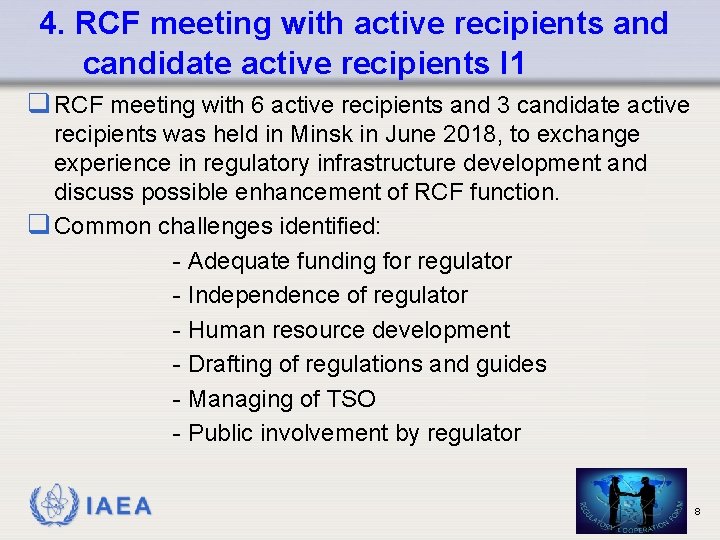 Rcf Program Overview of RCF Activities RCF Plenary Meeting 21
