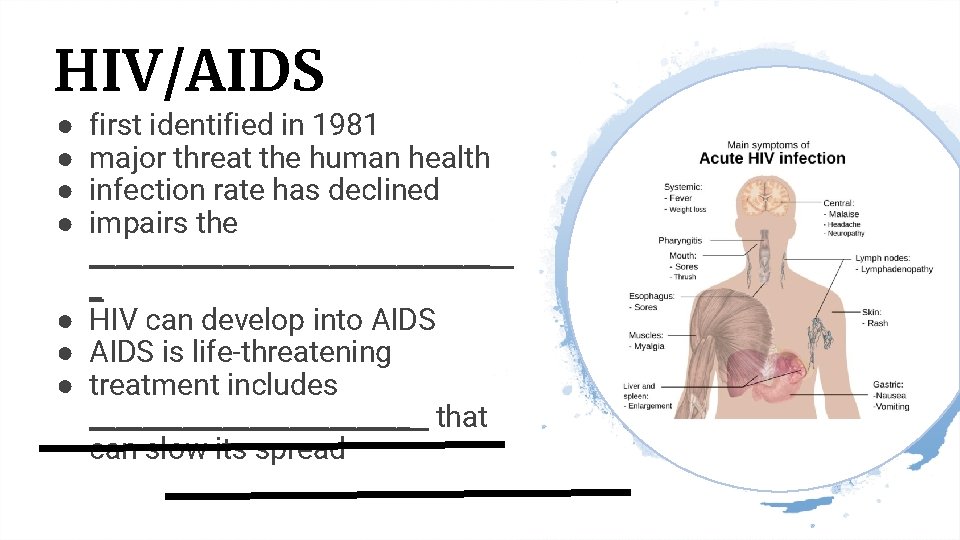 HIV/AIDS first identified in 1981 major threat the human health infection rate has declined