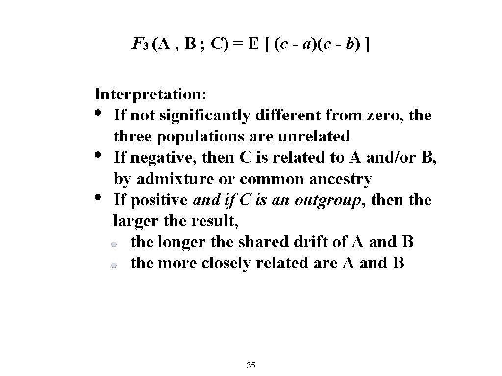 F 3 (A , B ; C) = E [ (c - a)(c -