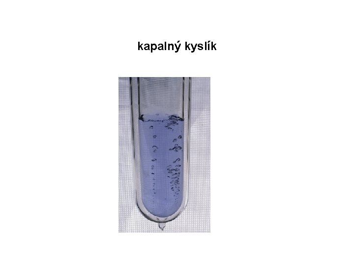 kapalný kyslík 