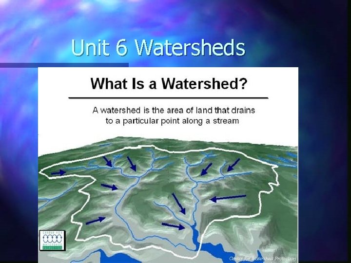 Unit 6 Watersheds 