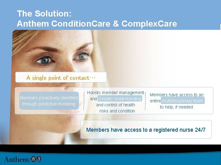 The Solution Anthem Comprehensive Wellness Benefits Care Management