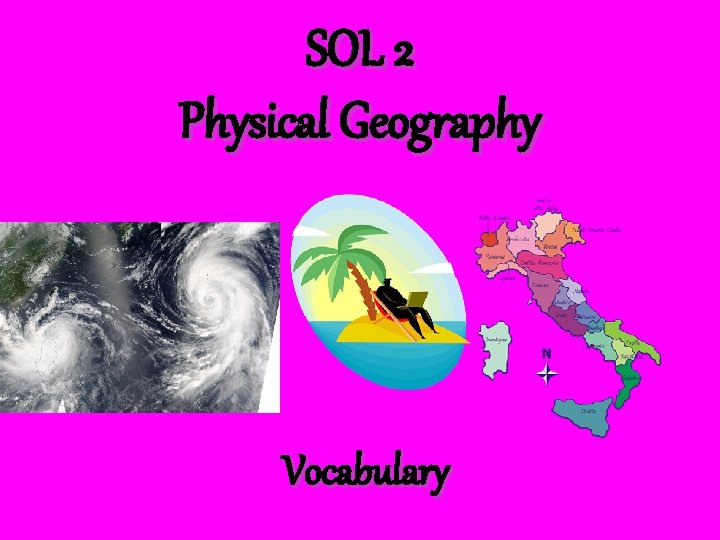 SOL 2 Physical Geography Vocabulary 