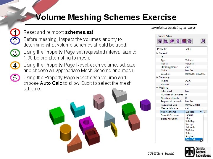 Volume Meshing Schemes Exercise Simulation Modeling Sciences 1 2 Reset and reimport schemes. sat