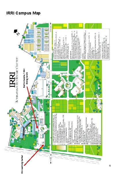 IKS Learning Center Berris Cuisine / IRRI Dining Room IRRI Campus Map 8 