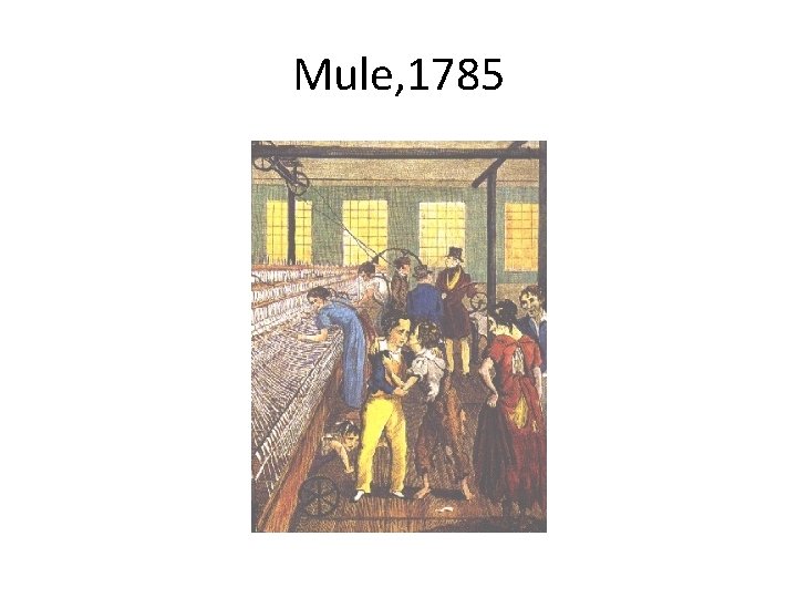 Mule, 1785 