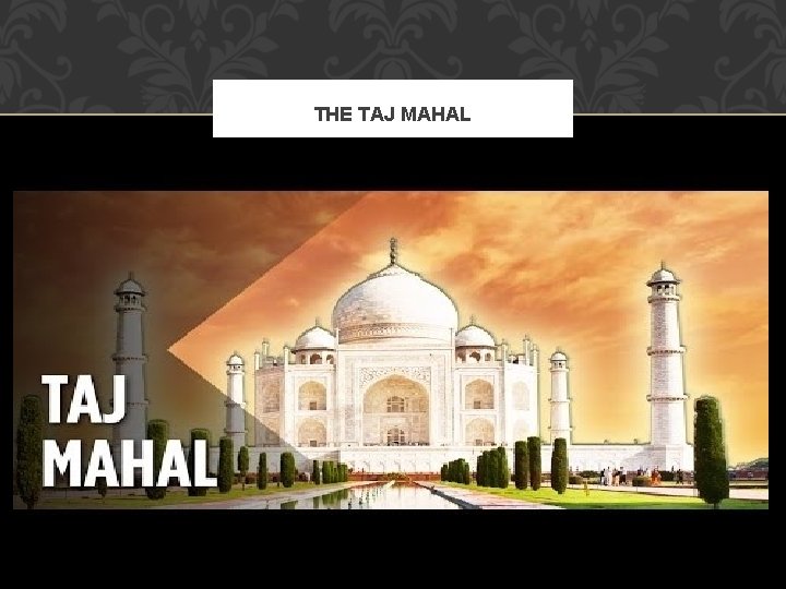 THE TAJ MAHAL 