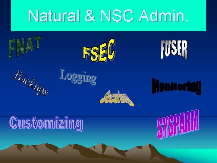 Natural & NSC Admin. 