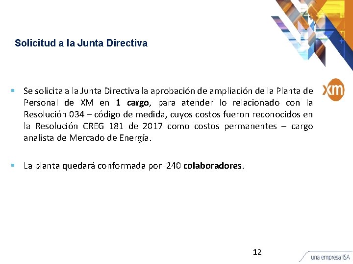 Solicitud a la Junta Directiva § Se solicita a la Junta Directiva la aprobación