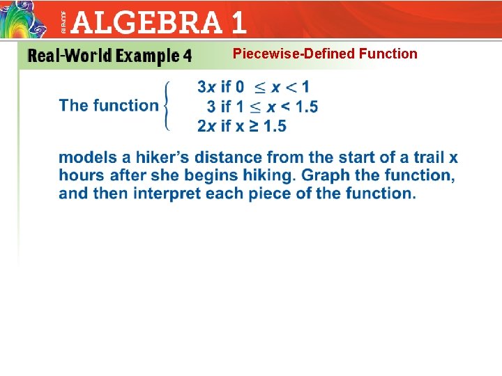 Piecewise-Defined Function 