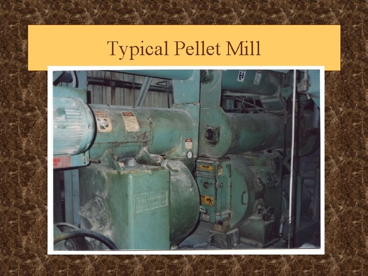 Typical Pellet Mill 