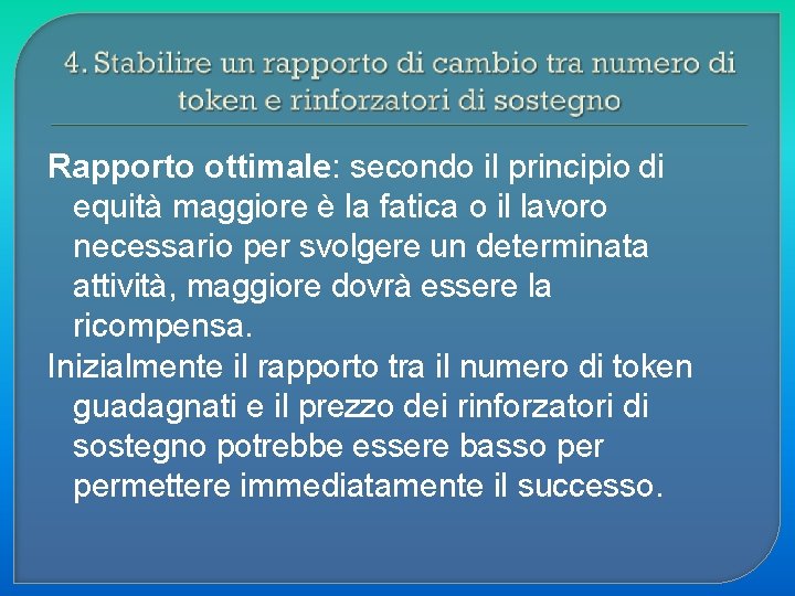 Rapporto ottimale: secondo il principio di equità maggiore è la fatica o il lavoro