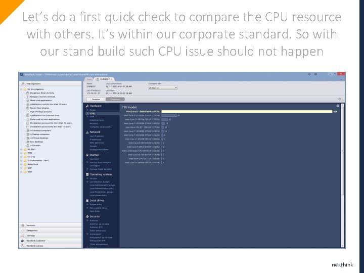 Let’s do a first quick check to compare the CPU resource with others. It’s