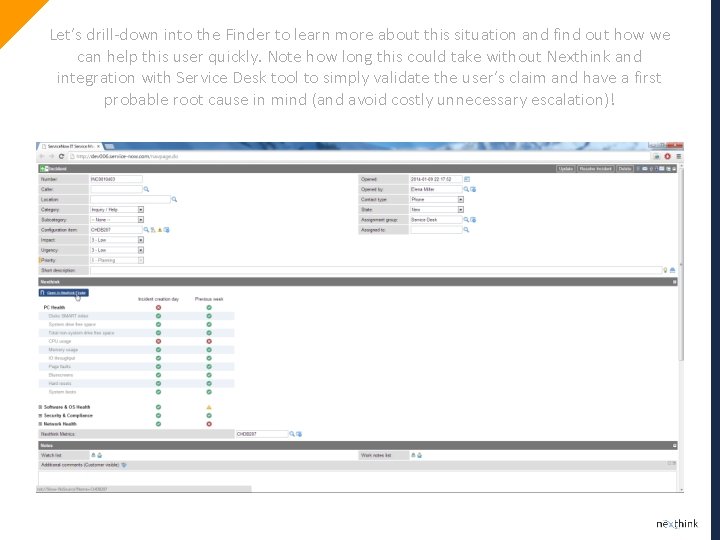 Let’s drill-down into the Finder to learn more about this situation and find out