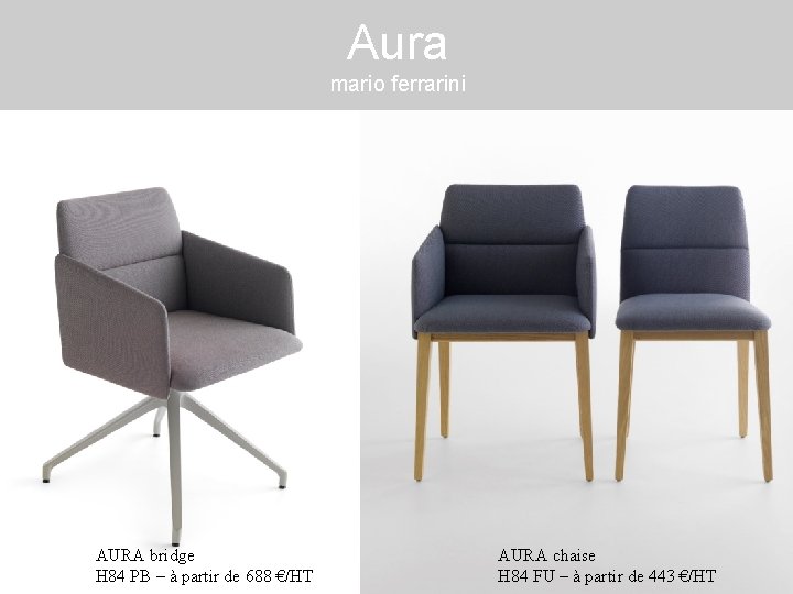 Aura mario ferrarini AURA bridge H 84 PB – à partir de 688 €/HT