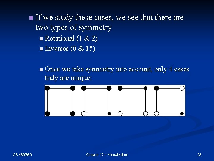 n If we study these cases, we see that there are two types of