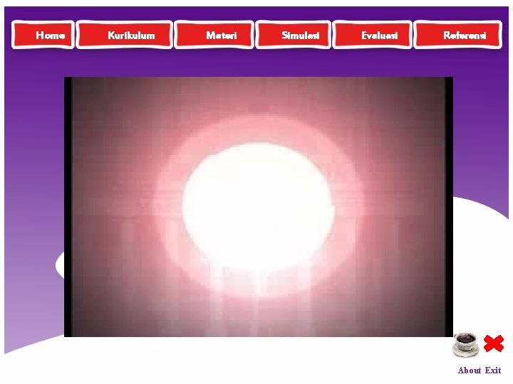 Home Kurikulum Materi Simulasi Evaluasi Referensi About Exit 