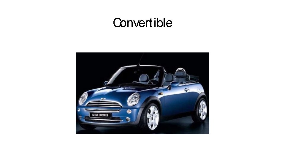 Convertible Convertible