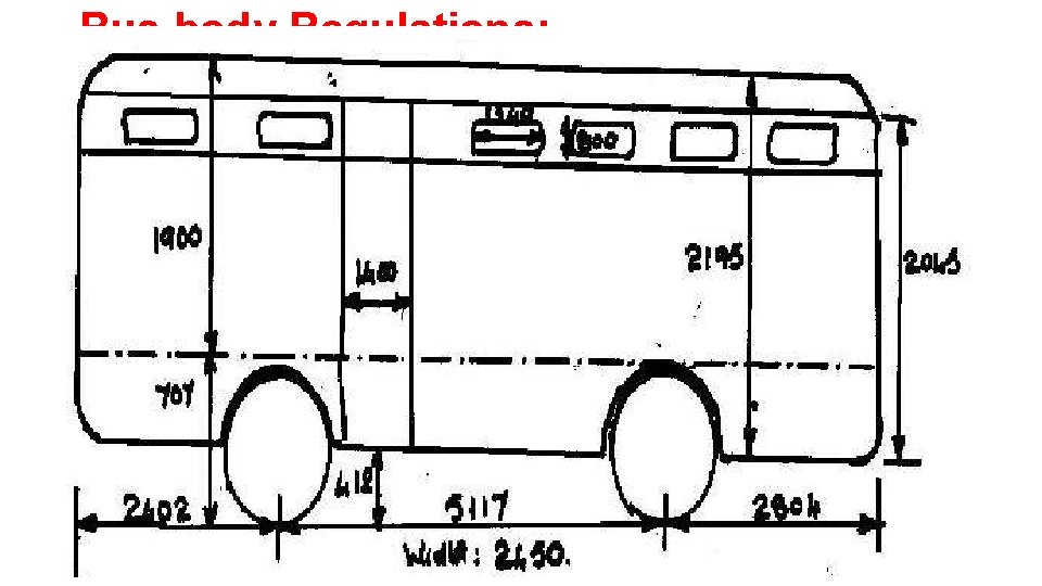 Bus body Regulations: 