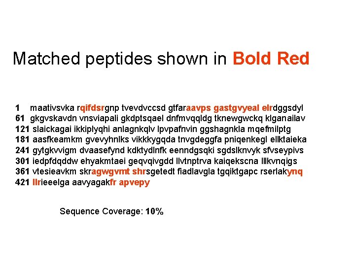 Matched peptides shown in Bold Red 1 maativsvka rqifdsrgnp tvevdvccsd gtfaraavps gastgvyeal elrdggsdyl 61