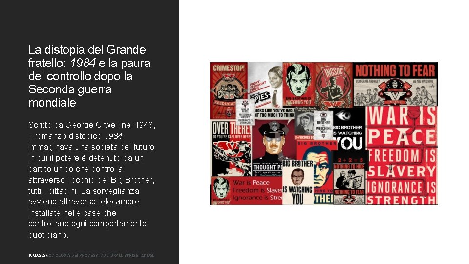 La distopia del Grande fratello: 1984 e la paura del controllo dopo la Seconda