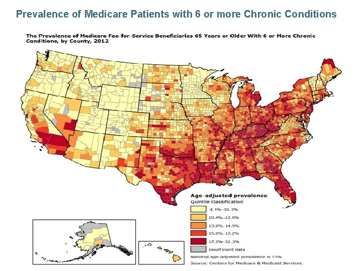 Prevalence of Medicare Patients with 6 or more Chronic Conditions 