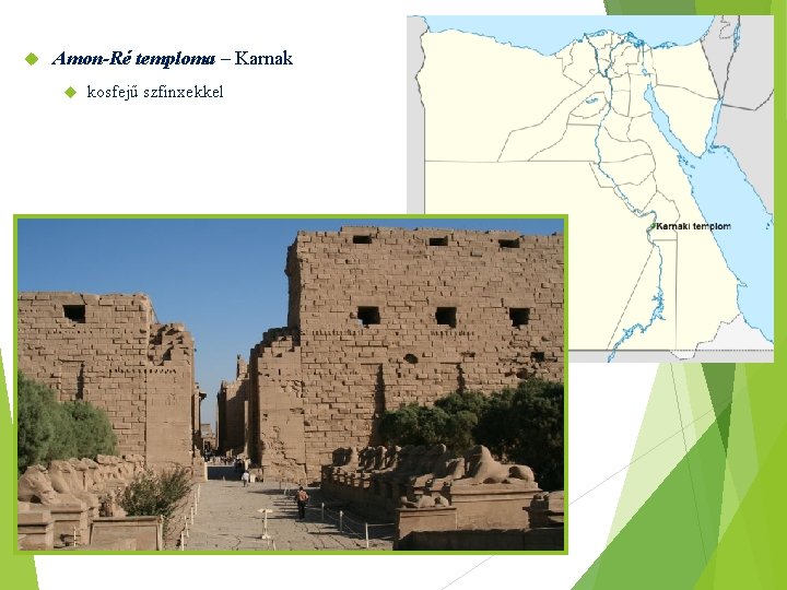  Amon-Ré temploma – Karnak kosfejű szfinxekkel 