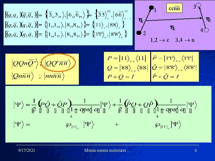 1 ccnn 3 1 2 9/17/2021 Meson-meson molecules. . . 3 2 1, 2