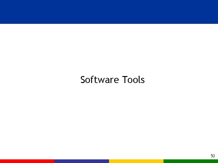 Software Tools 50 