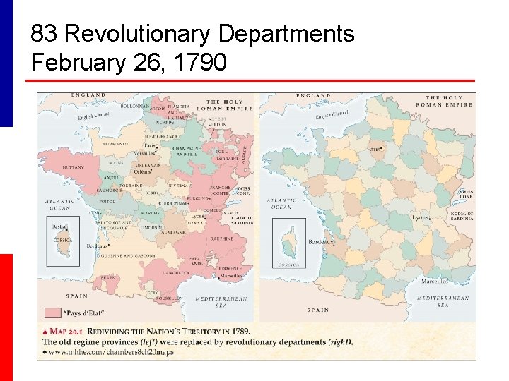 83 Revolutionary Departments February 26, 1790 