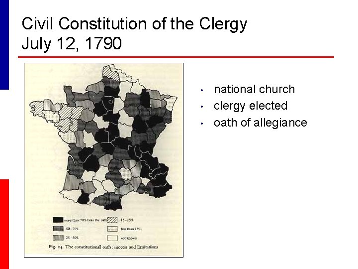 Civil Constitution of the Clergy July 12, 1790 • • • national church clergy