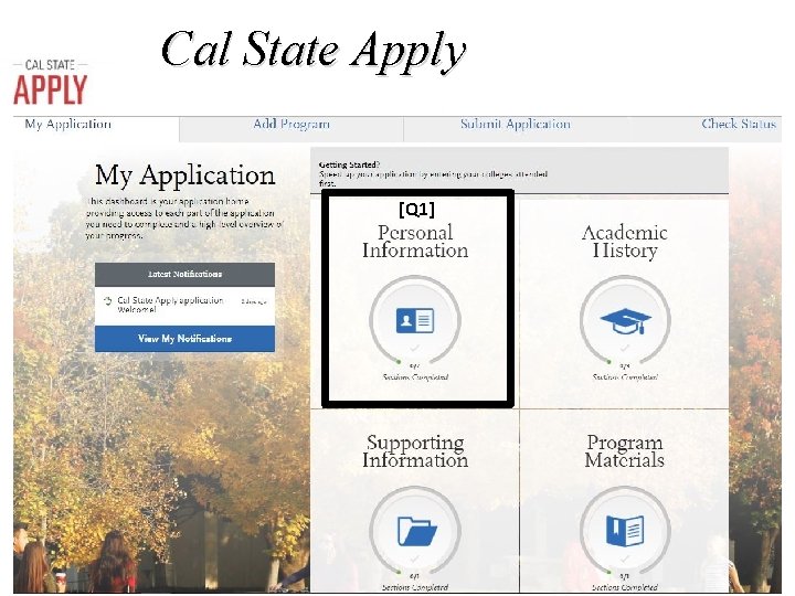 Cal State Apply [Q 1] 