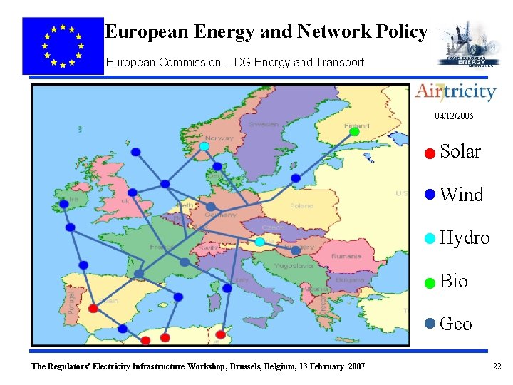 European Energy and Network Policy European Commission DG