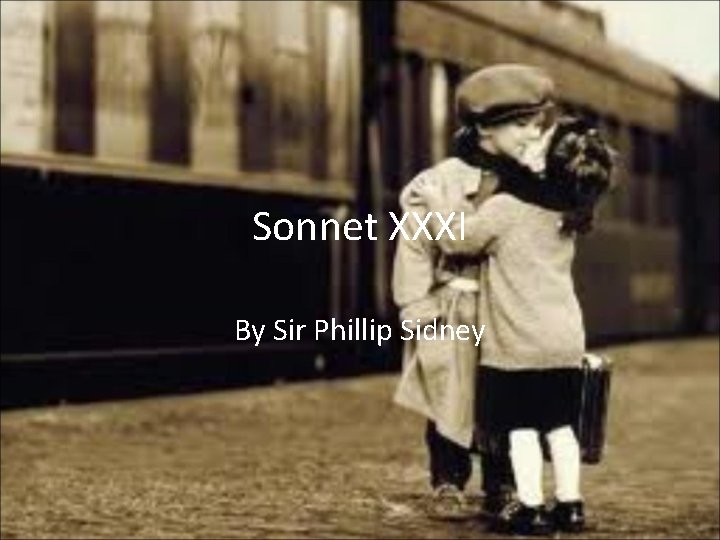 Sonnet XXXI By Sir Phillip Sidney 