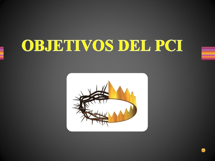 OBJETIVOS DEL PCI 