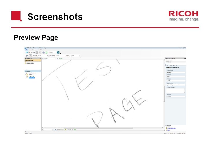 Screenshots Preview Page 