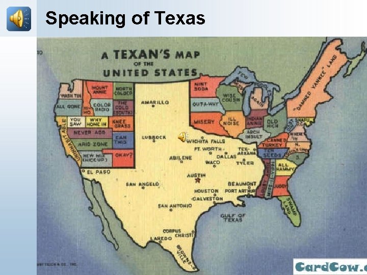Speaking of Texas 