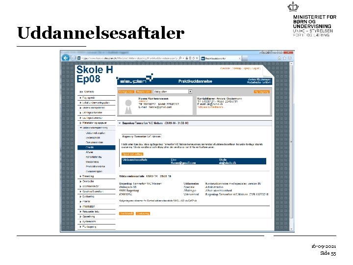 Uddannelsesaftaler 16 -09 -2021 Side 55 