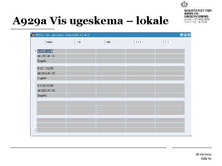 A 929 a Vis ugeskema – lokale 16 -09 -2021 Side 70 